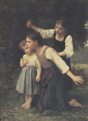 Adolphe William Bouguereau Dans le bois (mk26) Germany oil painting art